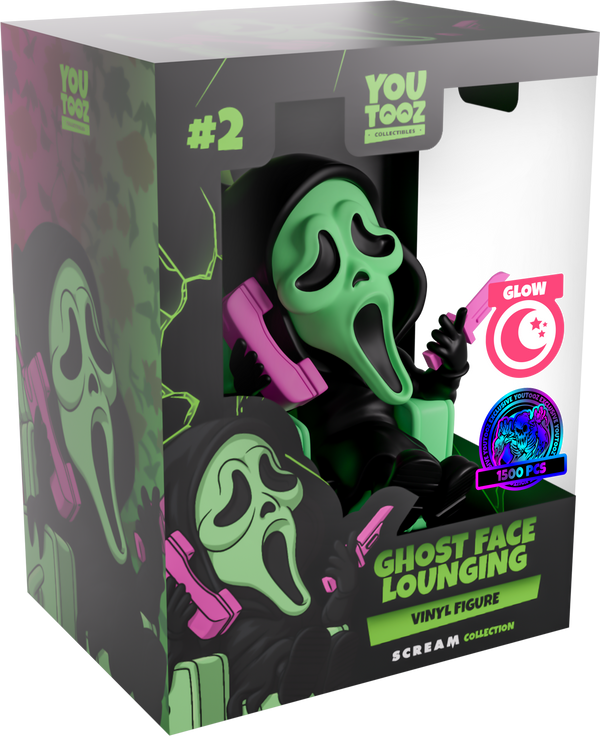 Glow in the Dark Ghost Face Lounging