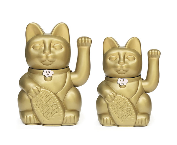 Gatto d'oro fortunato