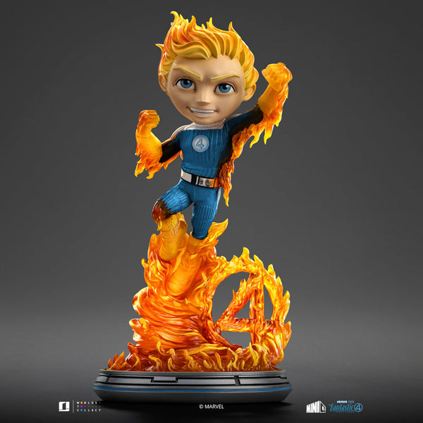 Figurine Human Torch (Blue Suit Variant) - Fantastic Four - Mini Co. - The Fantastic Four