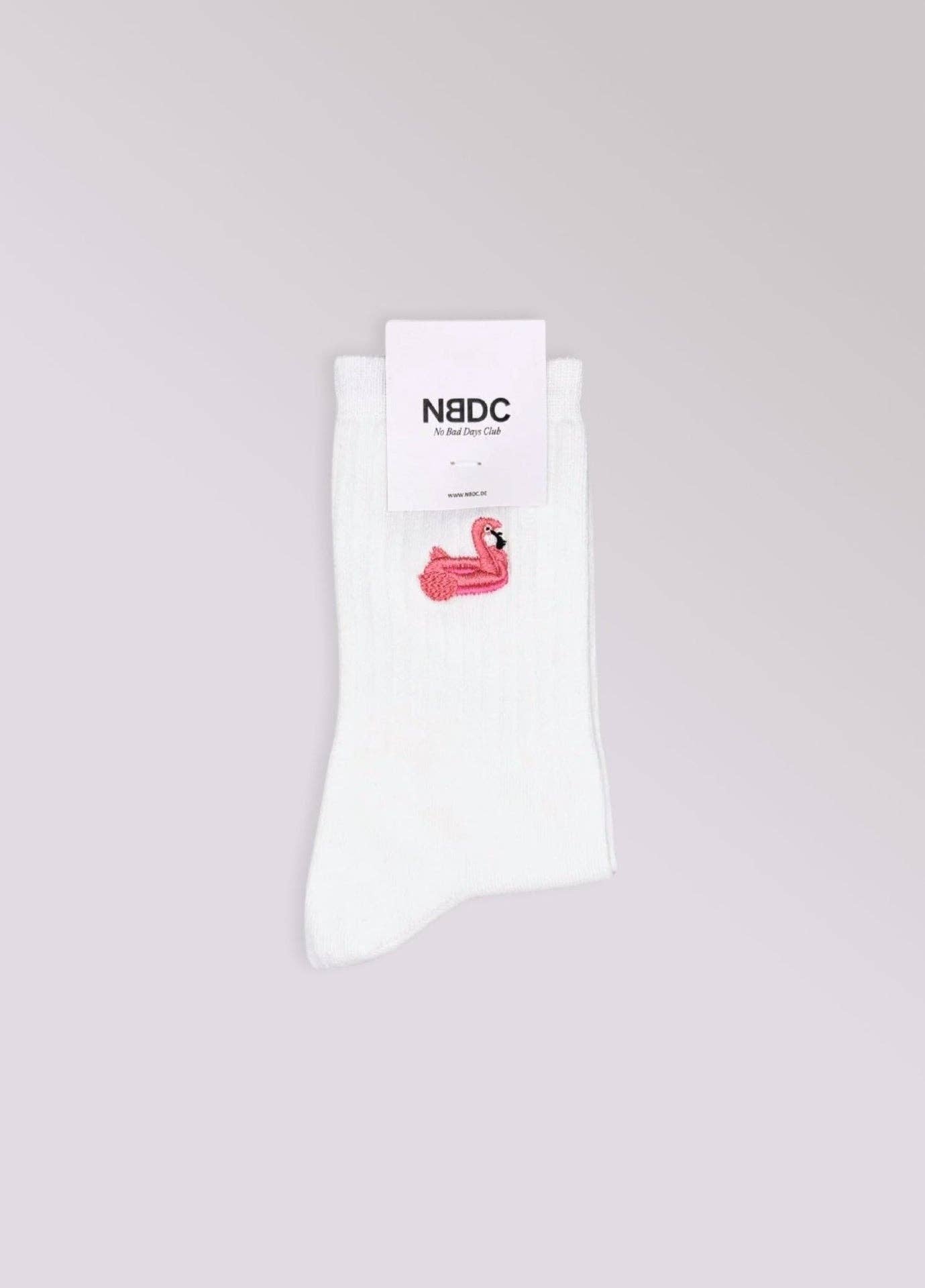 Chaussettes Bouée Flamant Rose