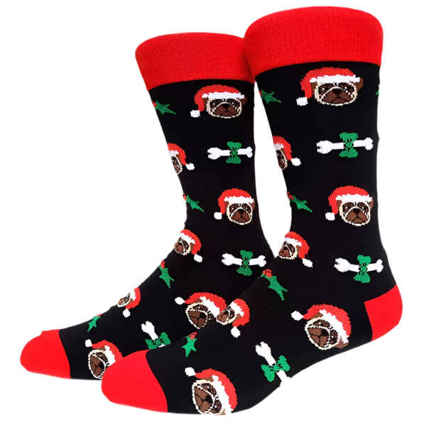chaussettes carlins de noel mrcol