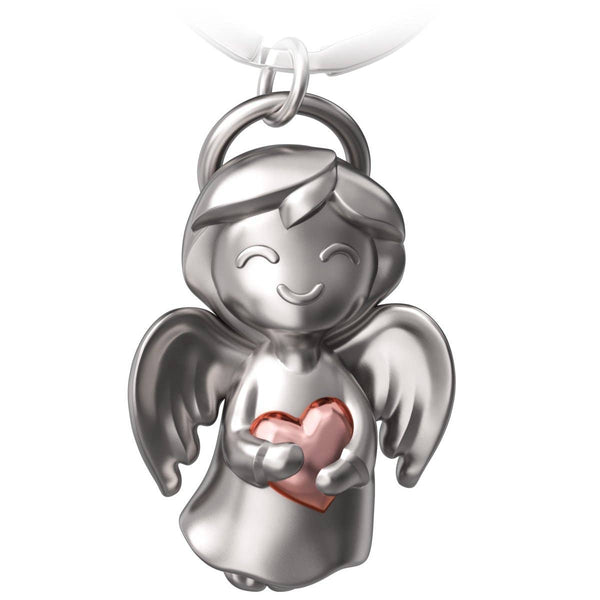 Portachiavi angelo con cuore