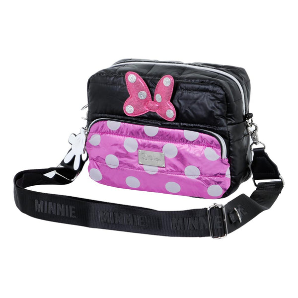 Sac à Bandoulière IBiscuit Padding Disney Minnie Mouse « Air » – Noir