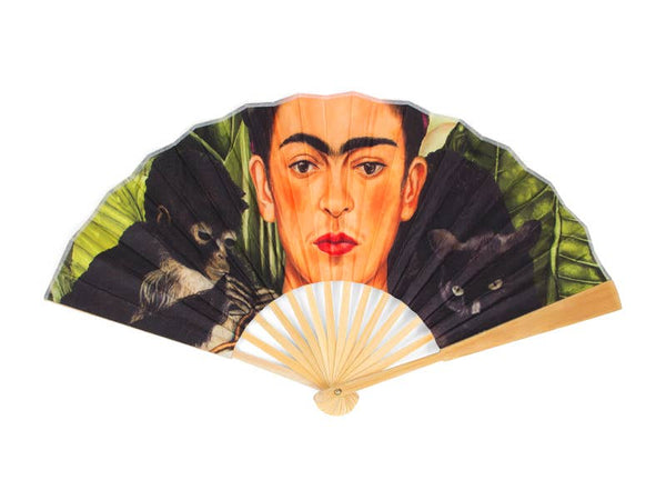 Éventail à main, Portrait avec colibri, Frida Kahlo