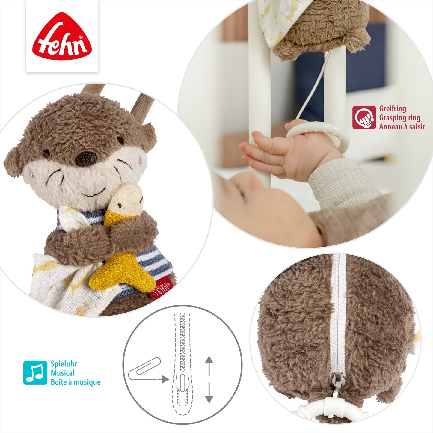 Mini-Spieluhr Otter Theo