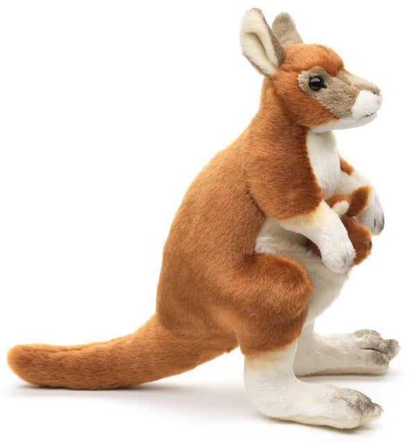 Peluche Kangourou avec Bébé Uni Toys