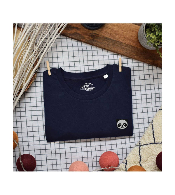 T-shirt brodé Panda - t-shirt brodé Juste un T-shirt
