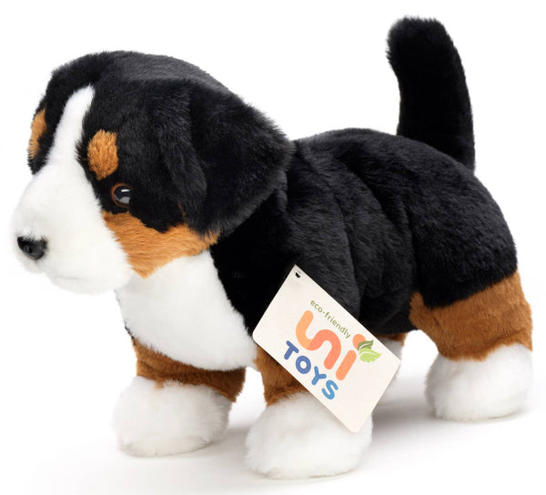 Peluche chiot Bouvier bernois debout Uni Toys