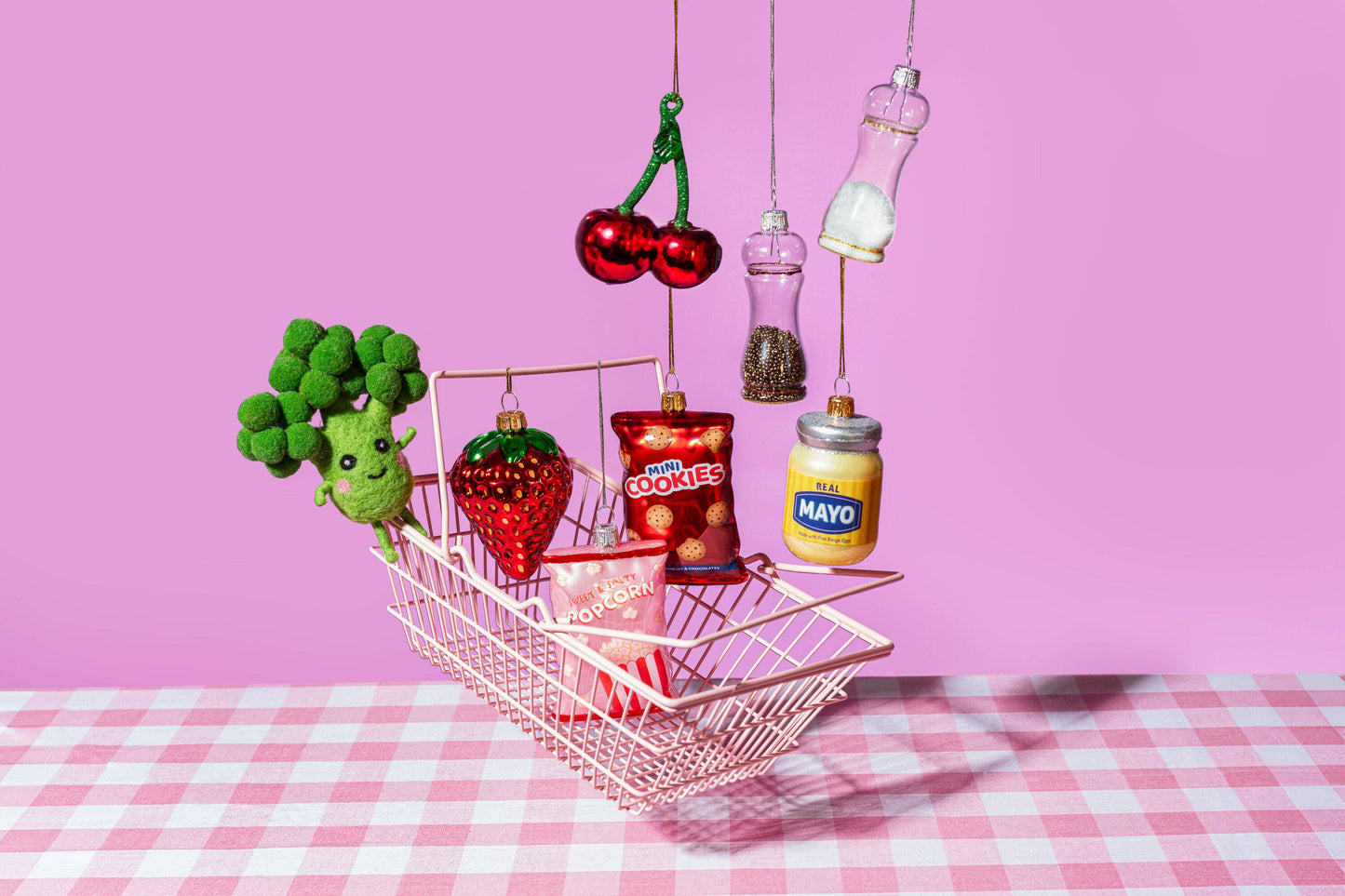 Boule de Noël Fraise