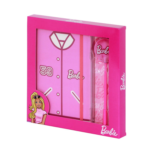 Coffret Journal + Stylo Fashion Barbie « Varsity »