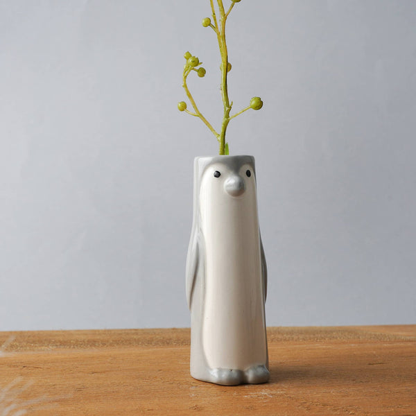 Vaso a forma di bocciolo di pinguino