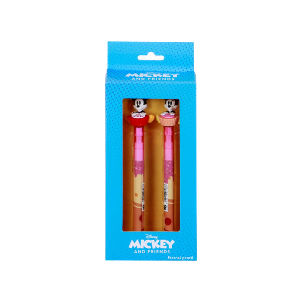 Pack de 2 Crayons Éternels Disney « Mickey et Minnie Mix »