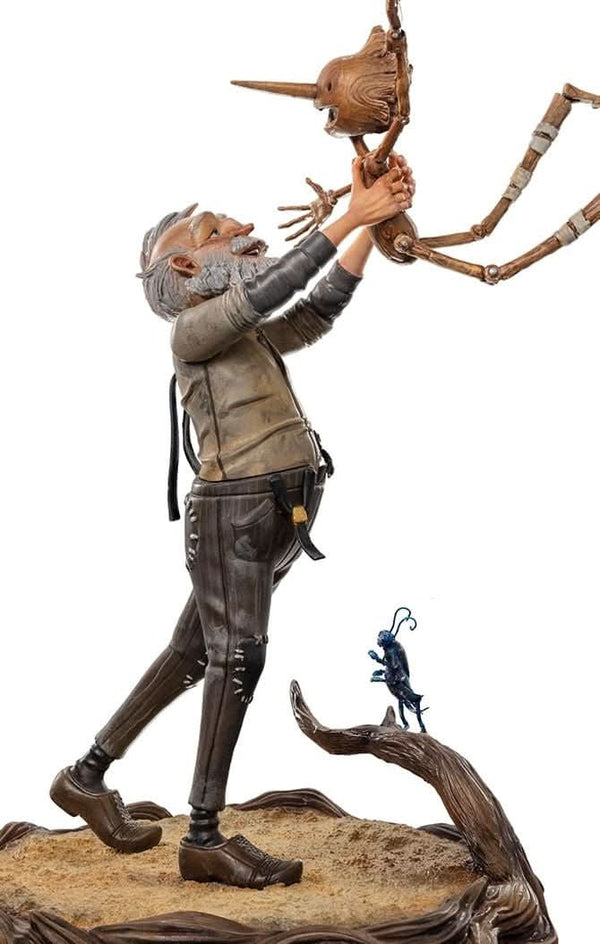 Statue Geppetto & Pinocchio Deluxe (Signed Version) - Pinocchio - Art Scale 1/10