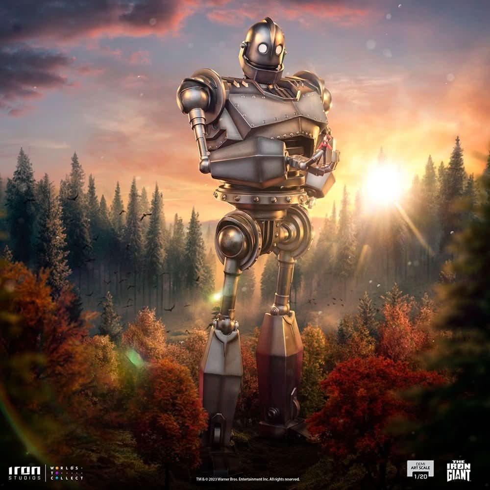 Statue Iron Giant and Hogarth Hughes - The Iron Giant - Demi Scale 1/20 - Alien