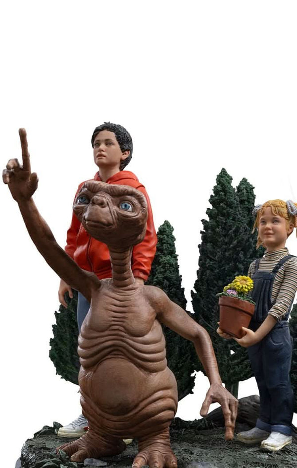 Statue E.T. Elliot and Gertie Deluxe - E.T. The Extra-Terrestrial - Art Scale 1/10