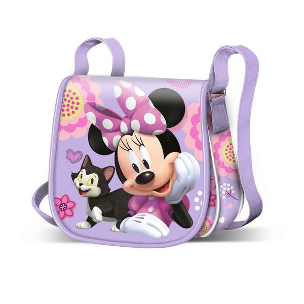 Sac à Bandoulière Muffin Mini Disney Minnie Mouse « Cat » – Lilas