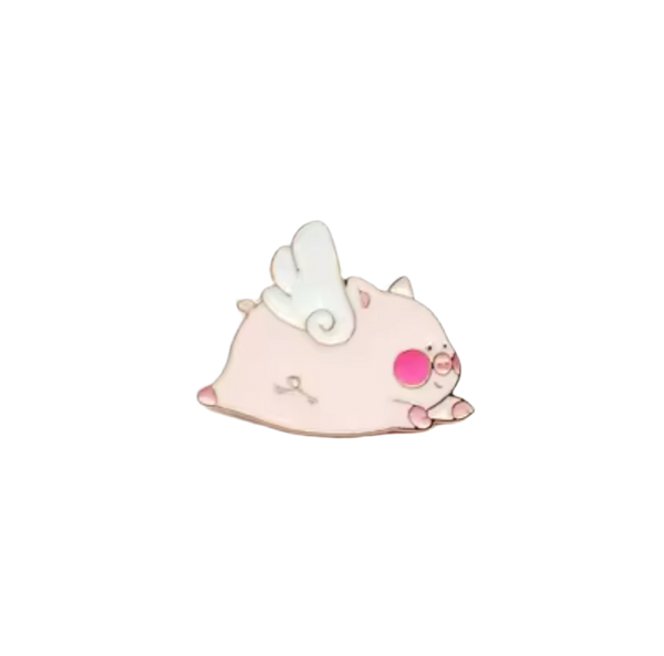 pins cochon ange