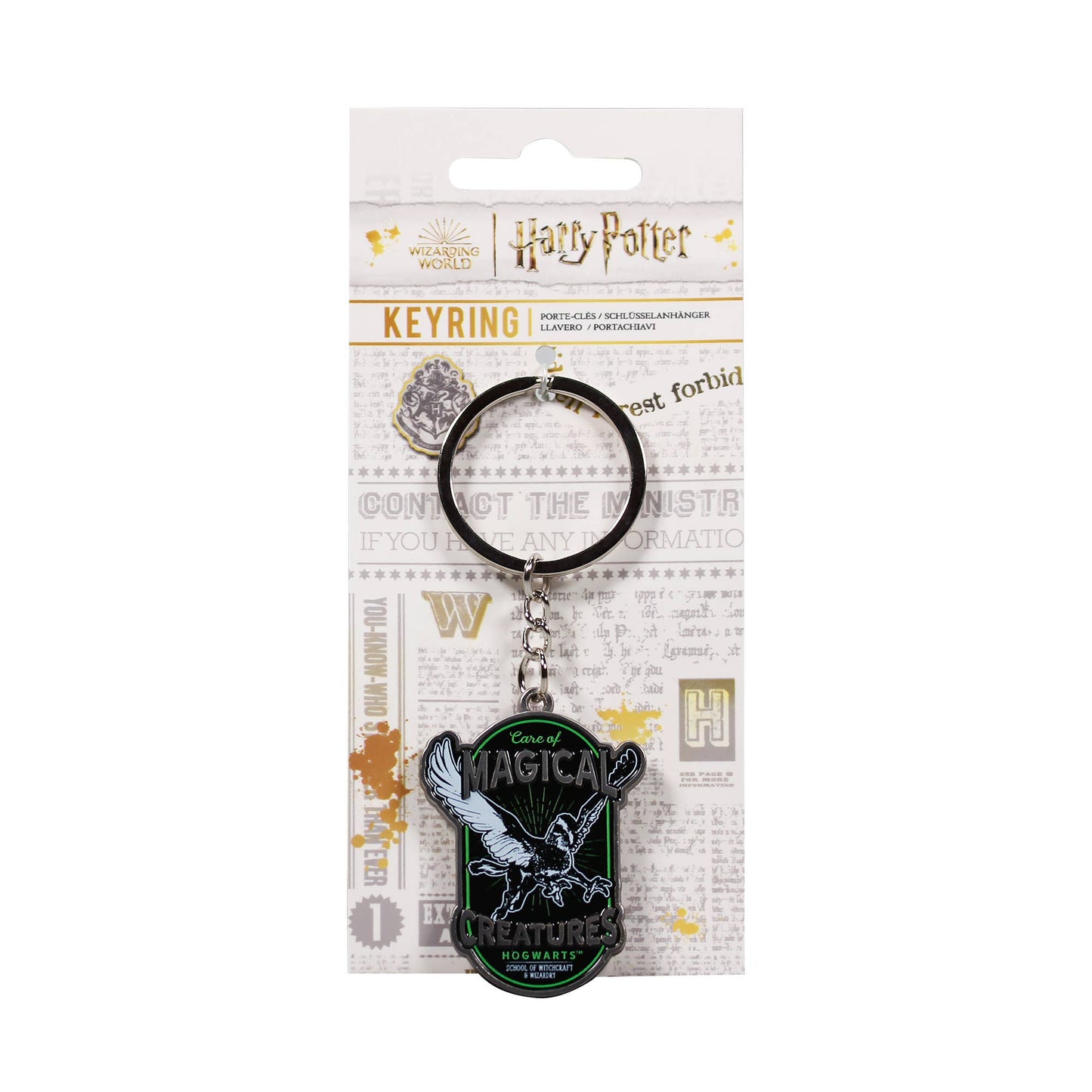 Llavero de metal - Harry Potter (Criaturas Mágicas)