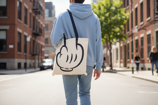 Bolsa de mano "Que te jodan"