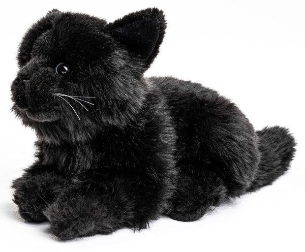 Peluche Chat Noir couché Uni Toys