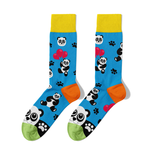 Chaussettes Pandas - Bleu