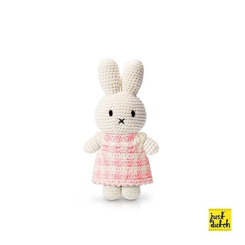 Peluche Miffy – Vestito Vichy Rose