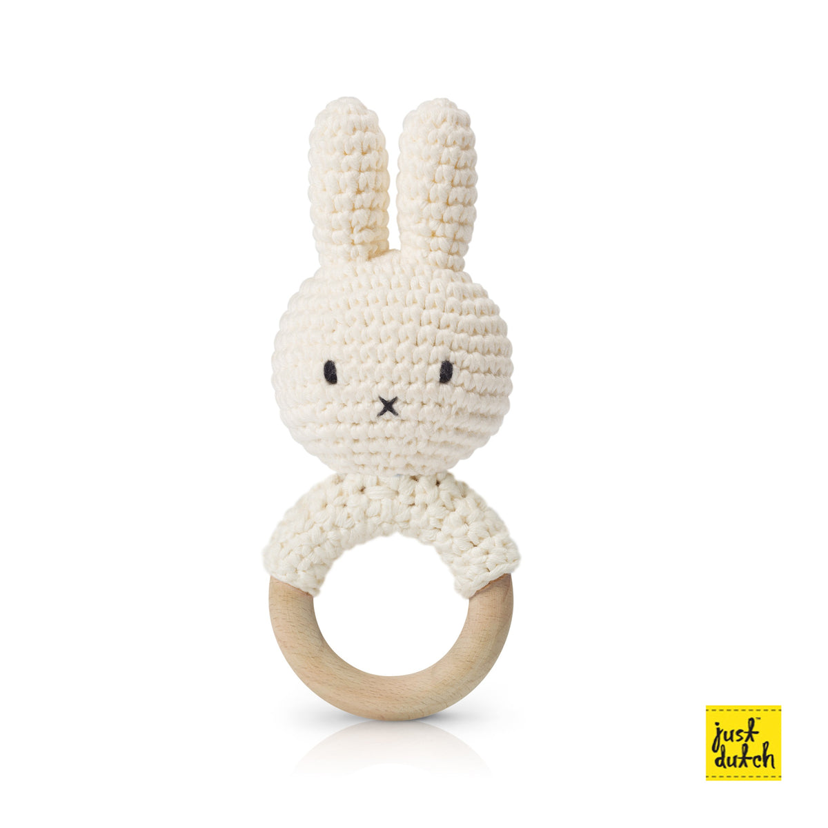 Hochet en Crochet Miffy - Blanc
