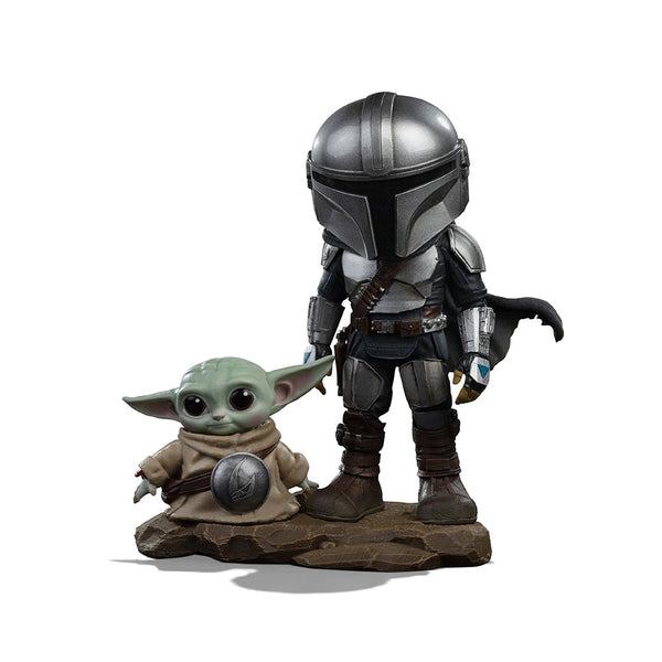 Figurine Mandalorian and Grogu - The Mandalorian - Mini Co. - The Mandalorian & Grogu
