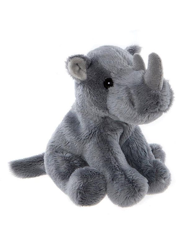Knuffelbeer: een pluche neushoorn