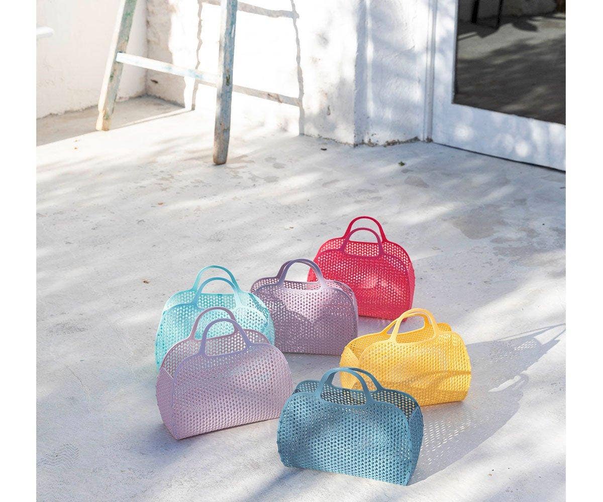 Bolso retro vintage amarillo sol