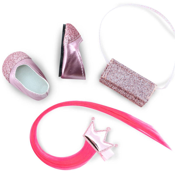 Ensemble de chaussures et d'accessoires de 20 cm
