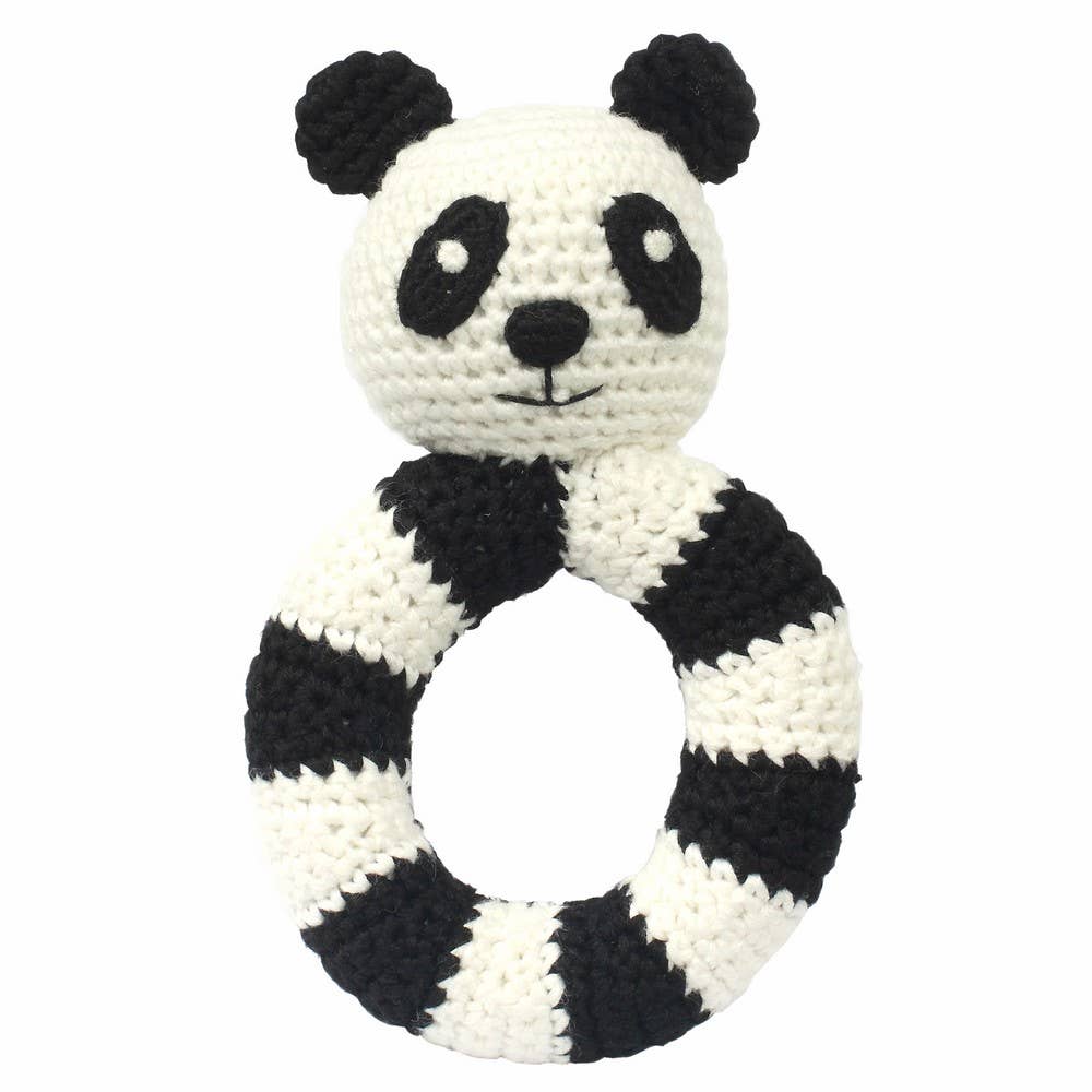 Ring rattle - Black panda