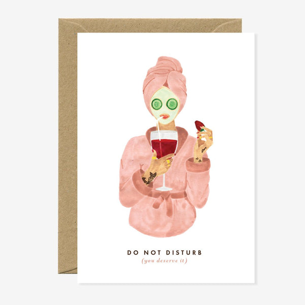 Do not disturb - Carte de voeux