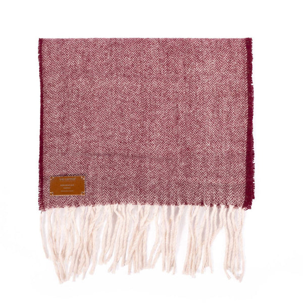 Écharpe Bordeaux en laine
