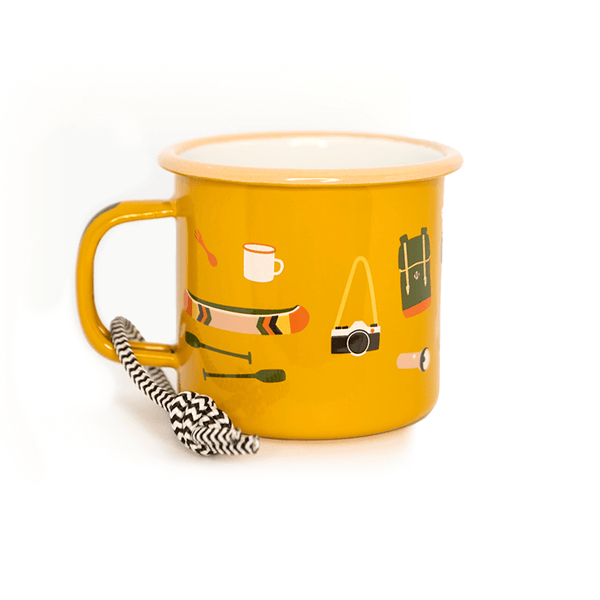 Tazza smaltata "Camp Stuff"