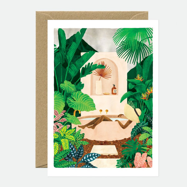 Exotic Bathtub - Carte de voeux