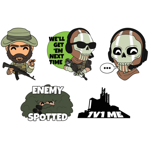 Call of Duty Pin Set