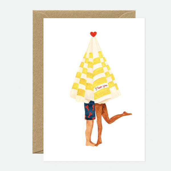 Beach Umbrella - Carte de voeux