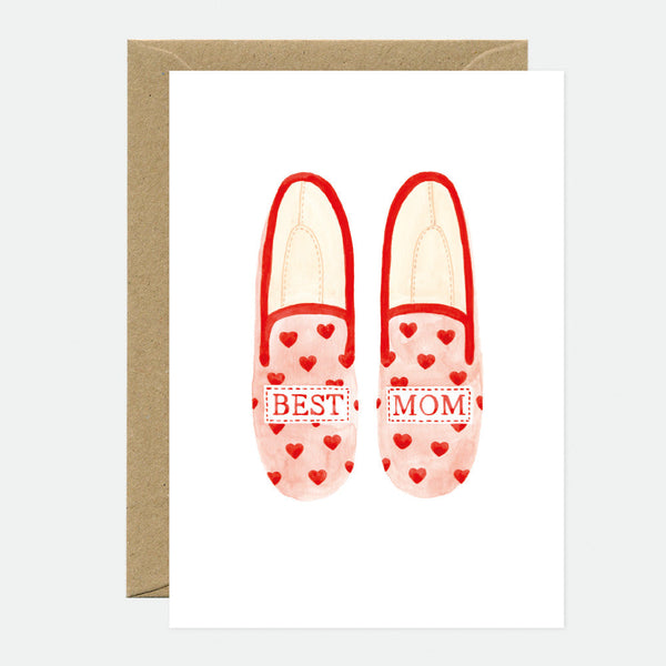 Best Mum Slippers - Carte de voeux
