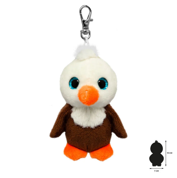 Portachiavi di peluche a forma di aquila