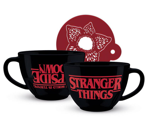 Tazza e stencil di Stranger Things - Sottosopra