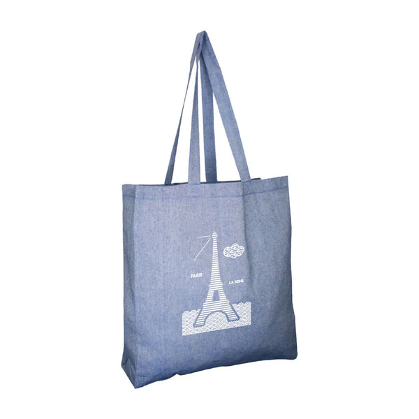Borsa tote blu La Senna a Parigi