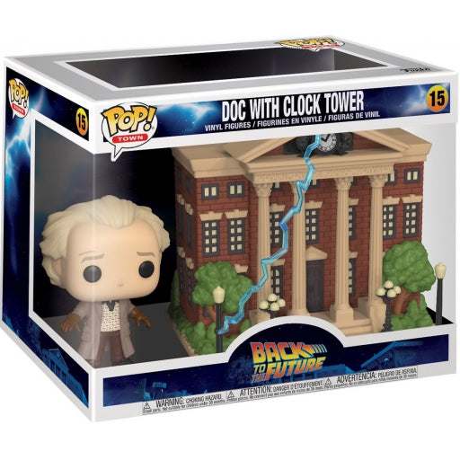 Funko Pop! Town Doc avec Horloge – Retour vers le futur