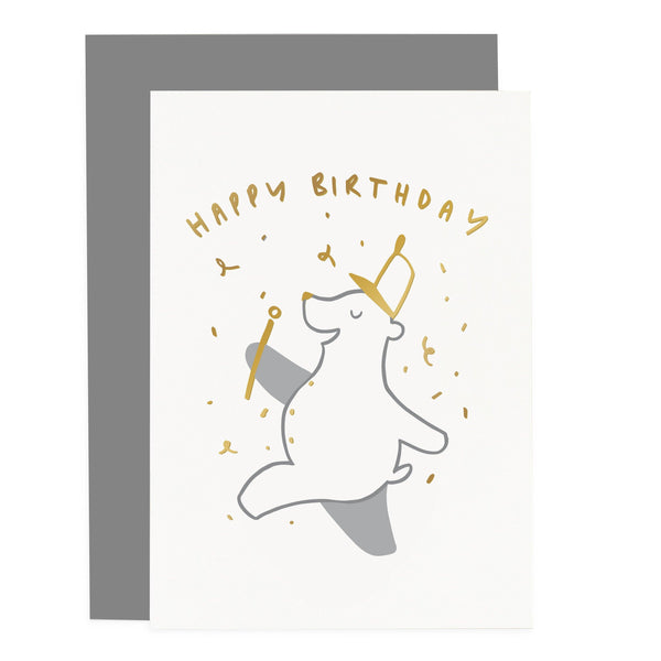 Biglietto di auguri "Buon compleanno" con orso