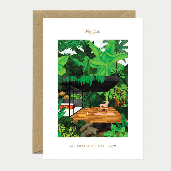 Birthday flow - Greeting card