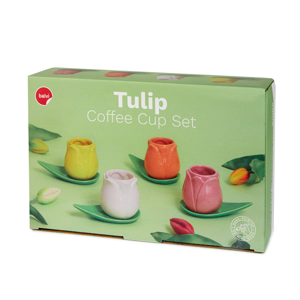 Tulip Coffee cup set x4
