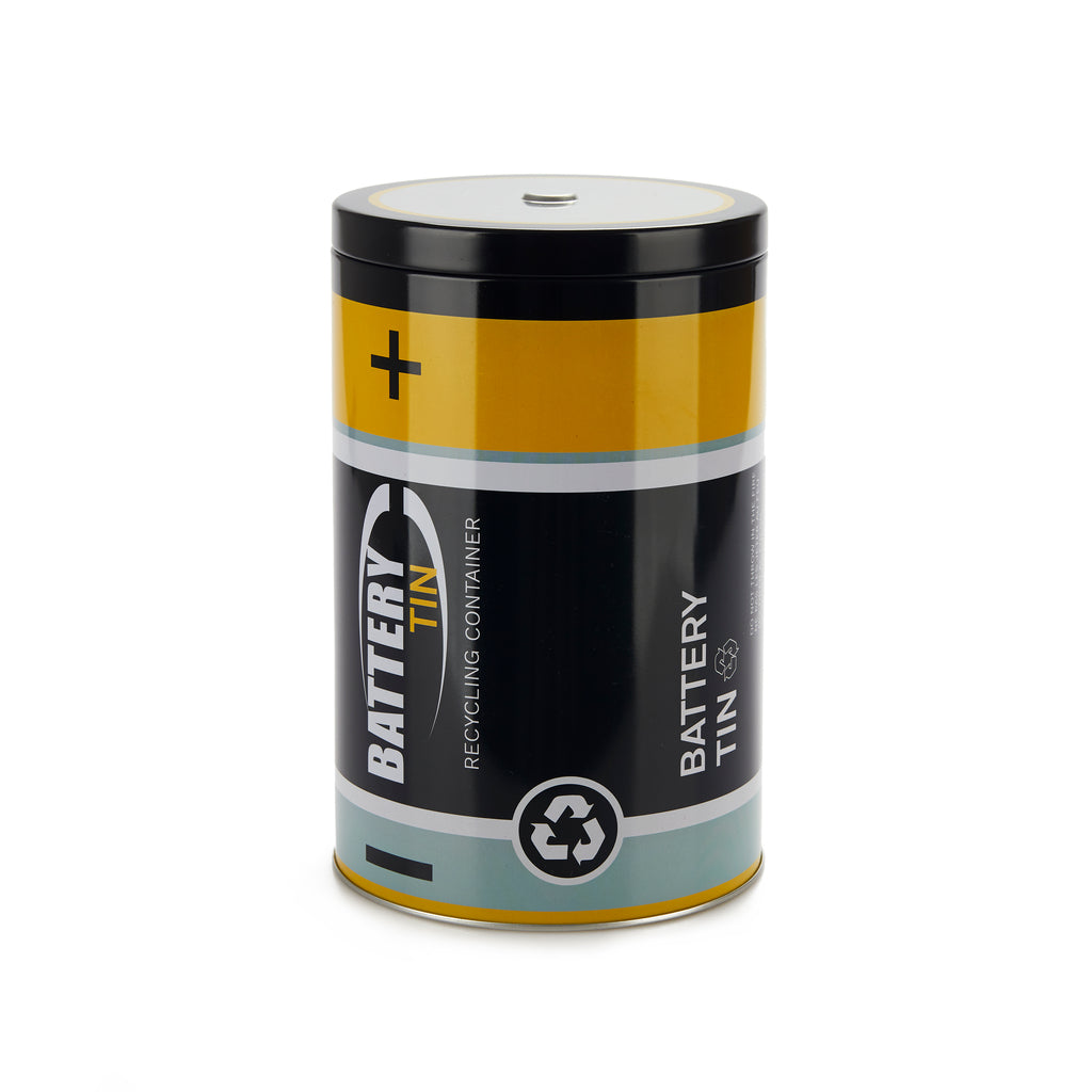 Battery Tin Batteries Container