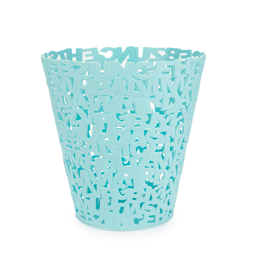 Letters Wastebasket