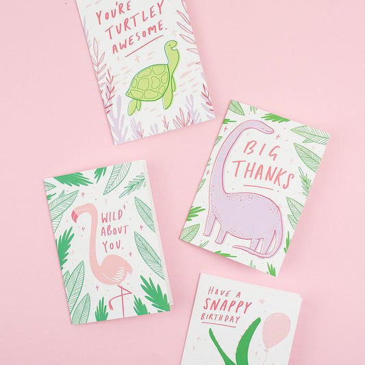 Tarjeta de felicitación "Loco por ti" de flamenco