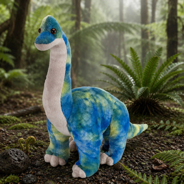 Wild Republic Dinosauria Brachiosaurus Stuffed Animal - 10" Stuffed Animals